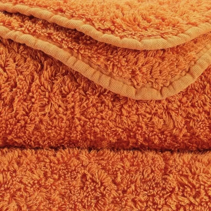 Abyss Super Pile Bath Sheet 40x72 Tangerine 614