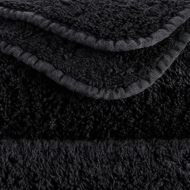 Abyss Super Pile Bath Towel 28x54 Black 990