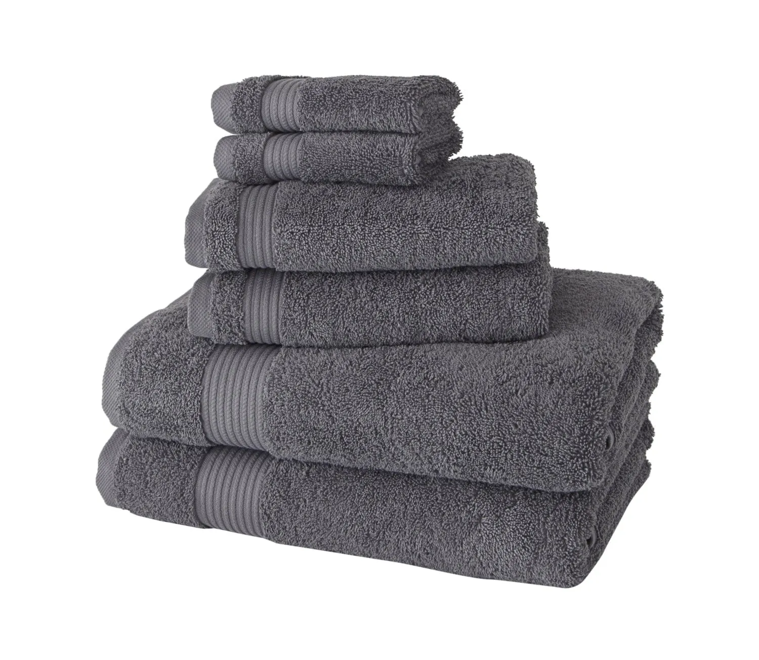 Amadeus Luxury Turkish Cotton Towel Collection 6Pc Towel Set