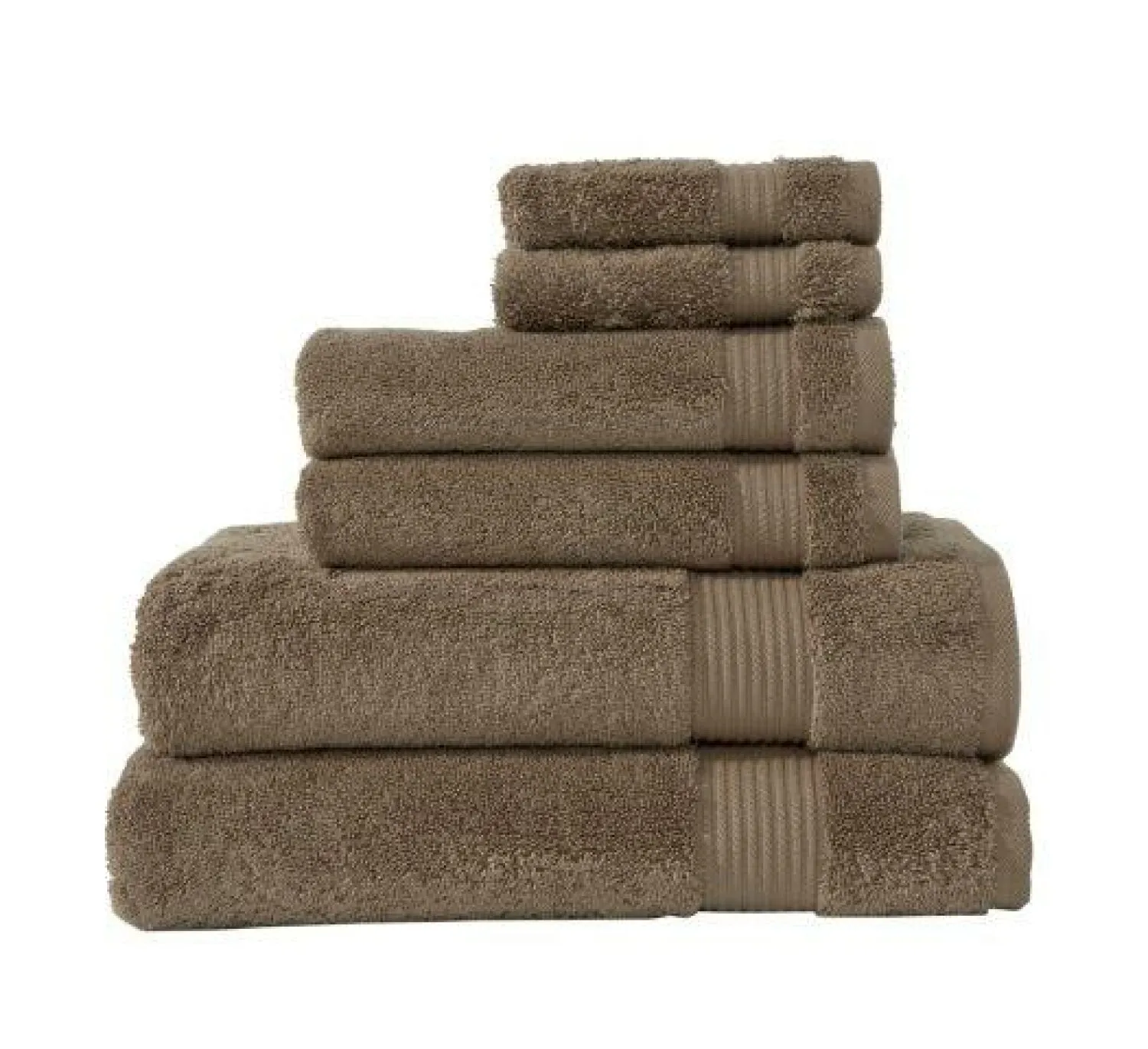 Amadeus Luxury Turkish Cotton Towel Collection 6Pc Towel Set