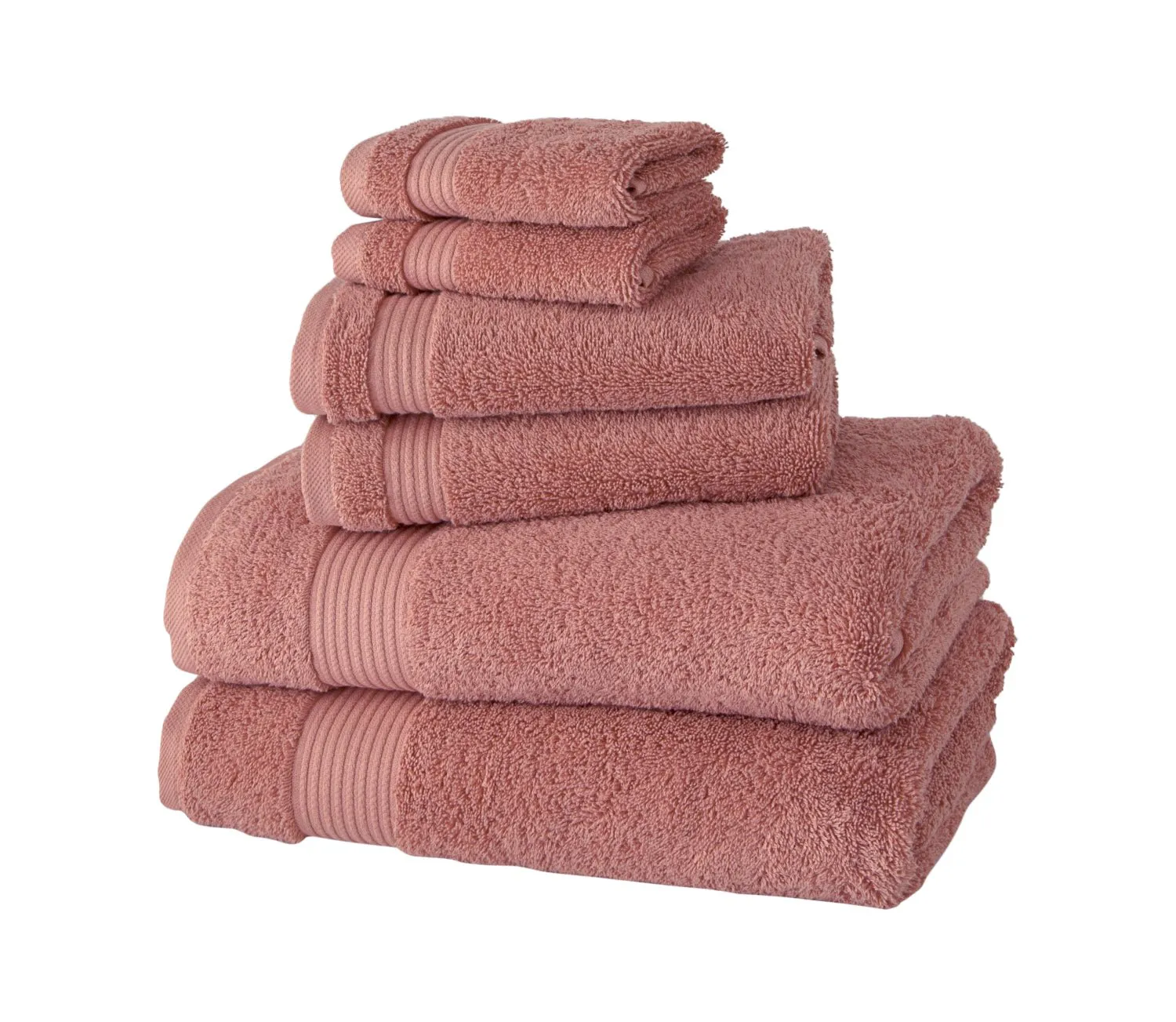 Amadeus Luxury Turkish Cotton Towel Collection 6Pc Towel Set