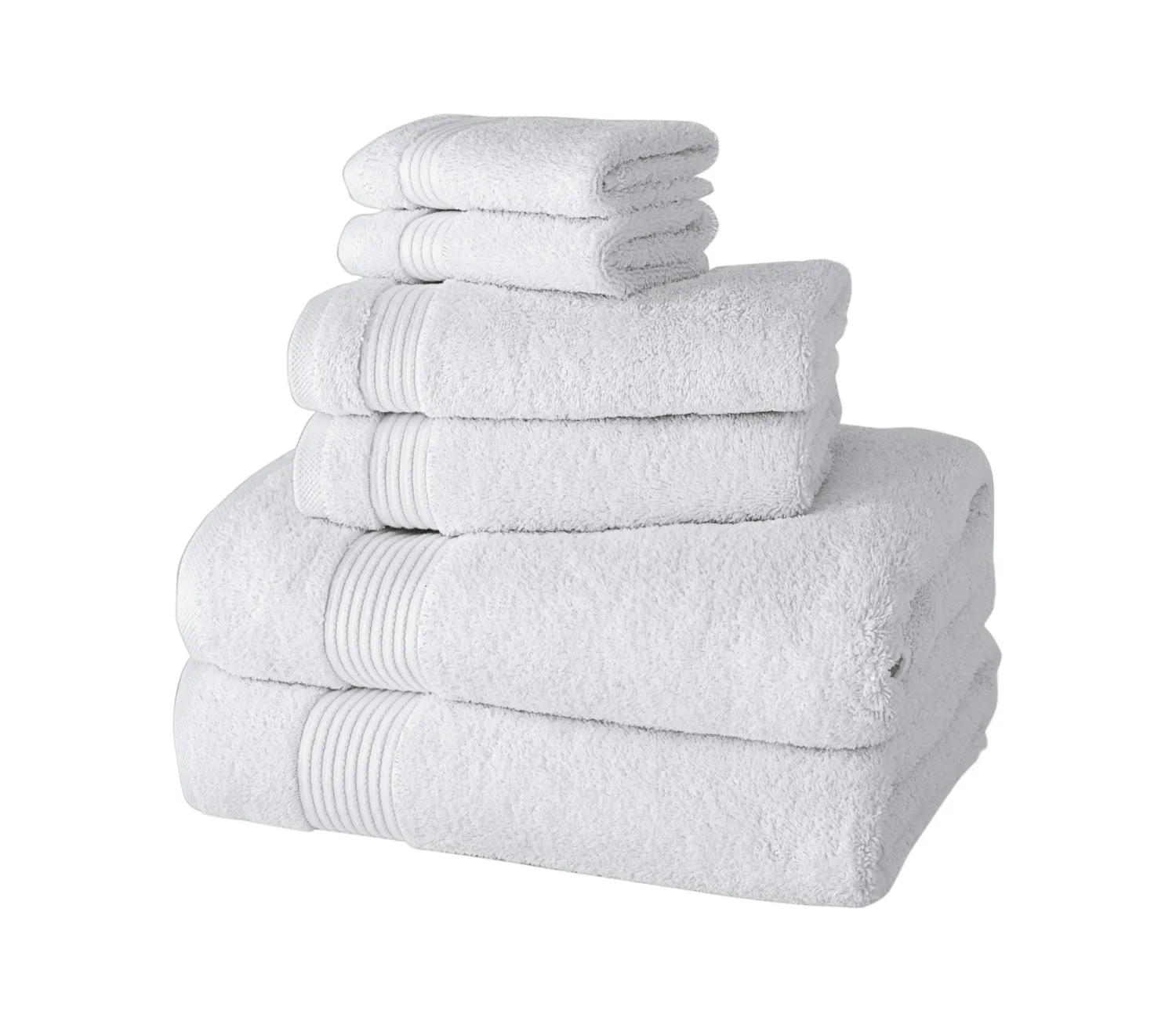 Amadeus Luxury Turkish Cotton Towel Collection 6Pc Towel Set