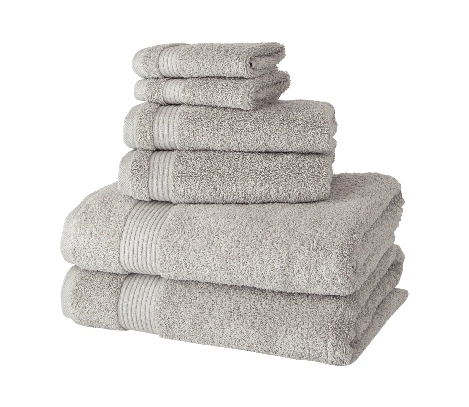 Amadeus Luxury Turkish Cotton Towel Collection 6Pc Towel Set