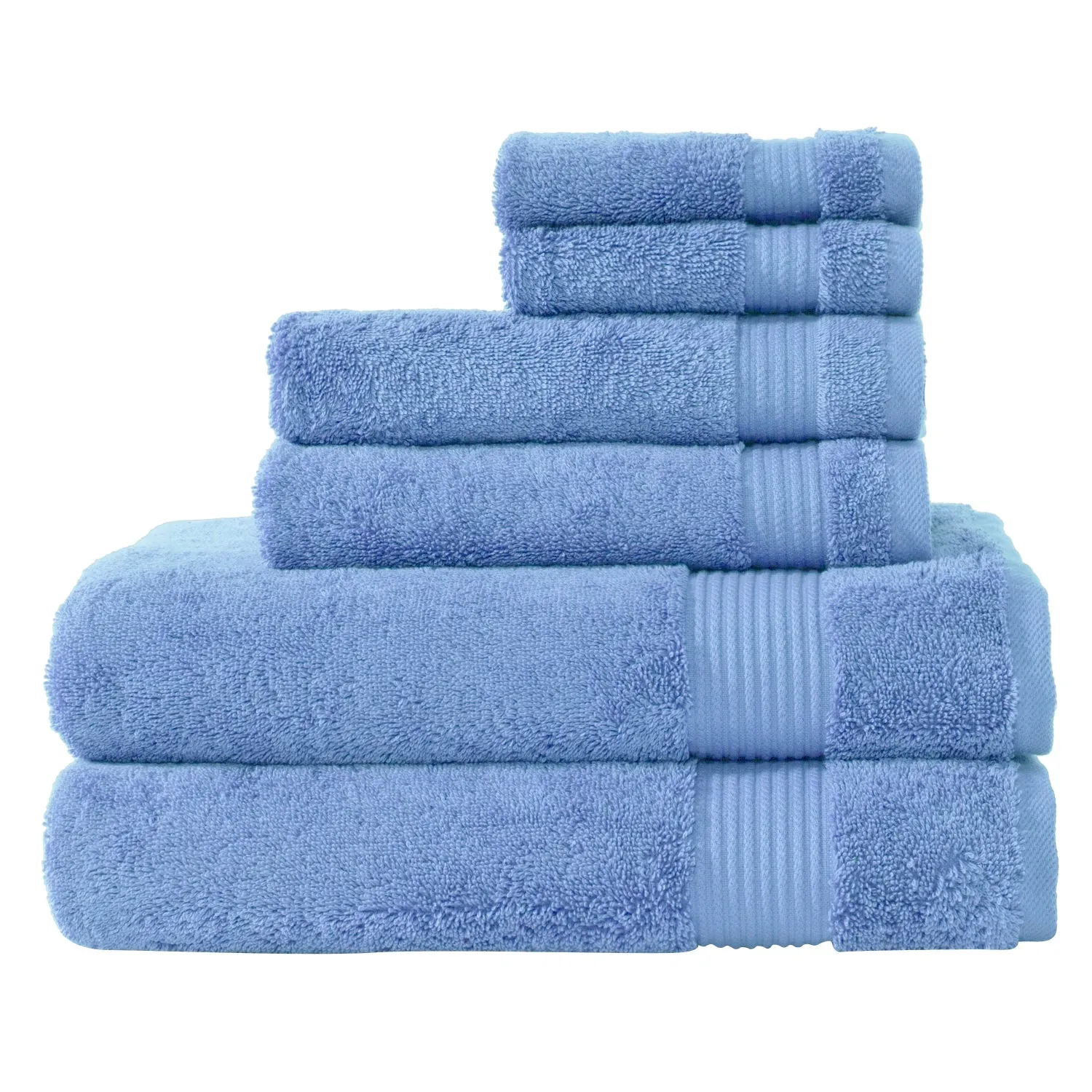 Amadeus Luxury Turkish Cotton Towel Collection 6Pc Towel Set