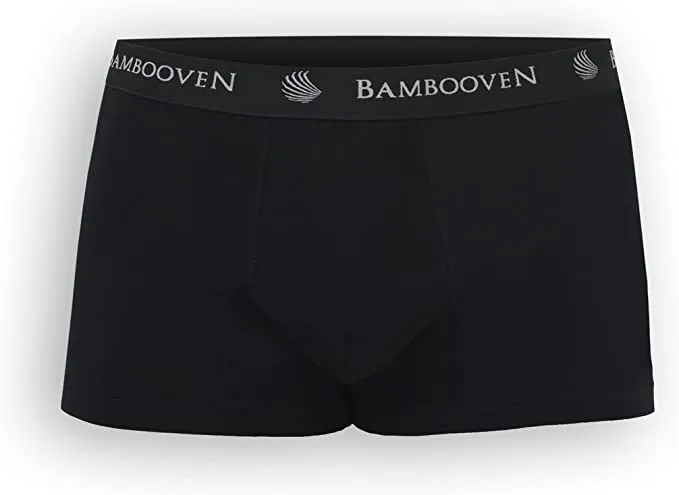 Bambooven Men’s Breathable Trunks with Pouch – Sweat-Wicking (4 Pack)