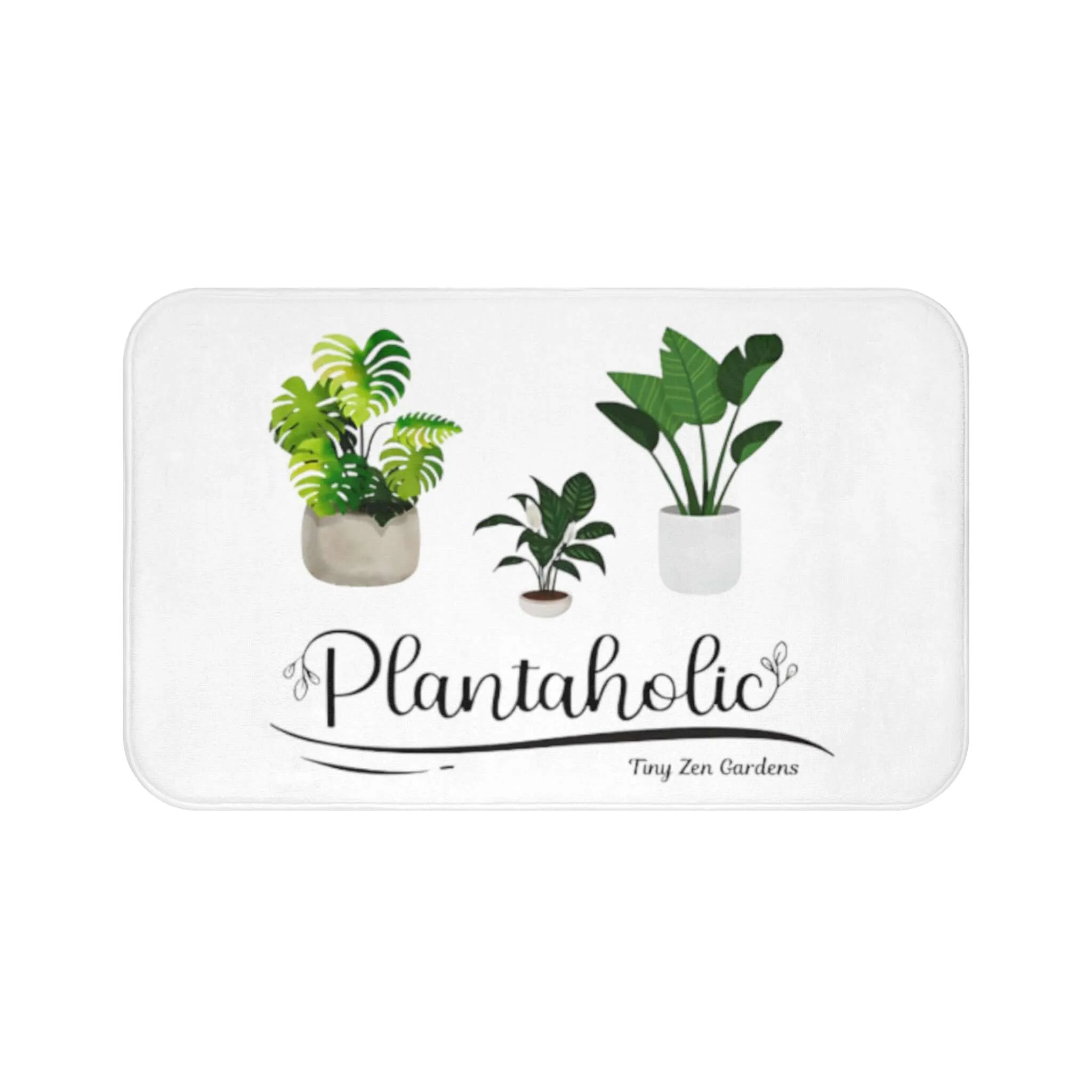 Bath Mat | Plantaholic | Tiny Zen Gardens