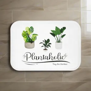 Bath Mat | Plantaholic | Tiny Zen Gardens