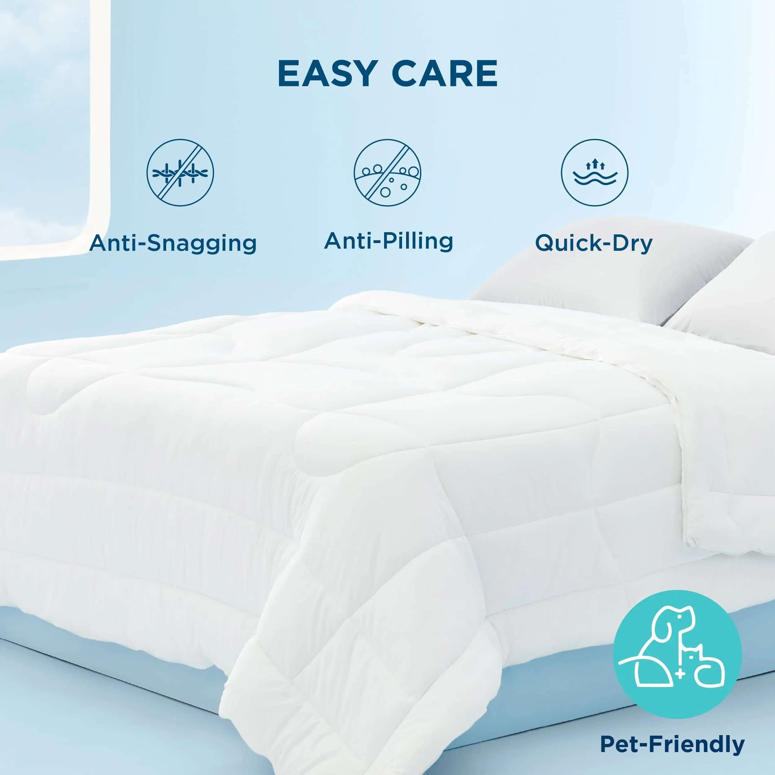 Cooling Comforter for Hot Sleepers with Q-Max of Over 0.4 - Bedsure Breescape