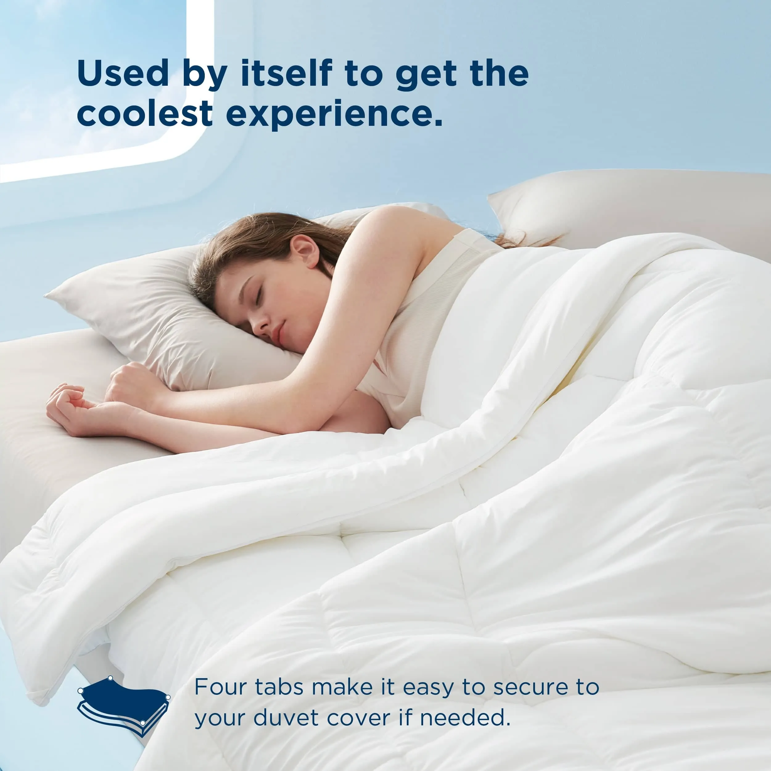 Cooling Comforter for Hot Sleepers with Q-Max of Over 0.4 - Bedsure Breescape