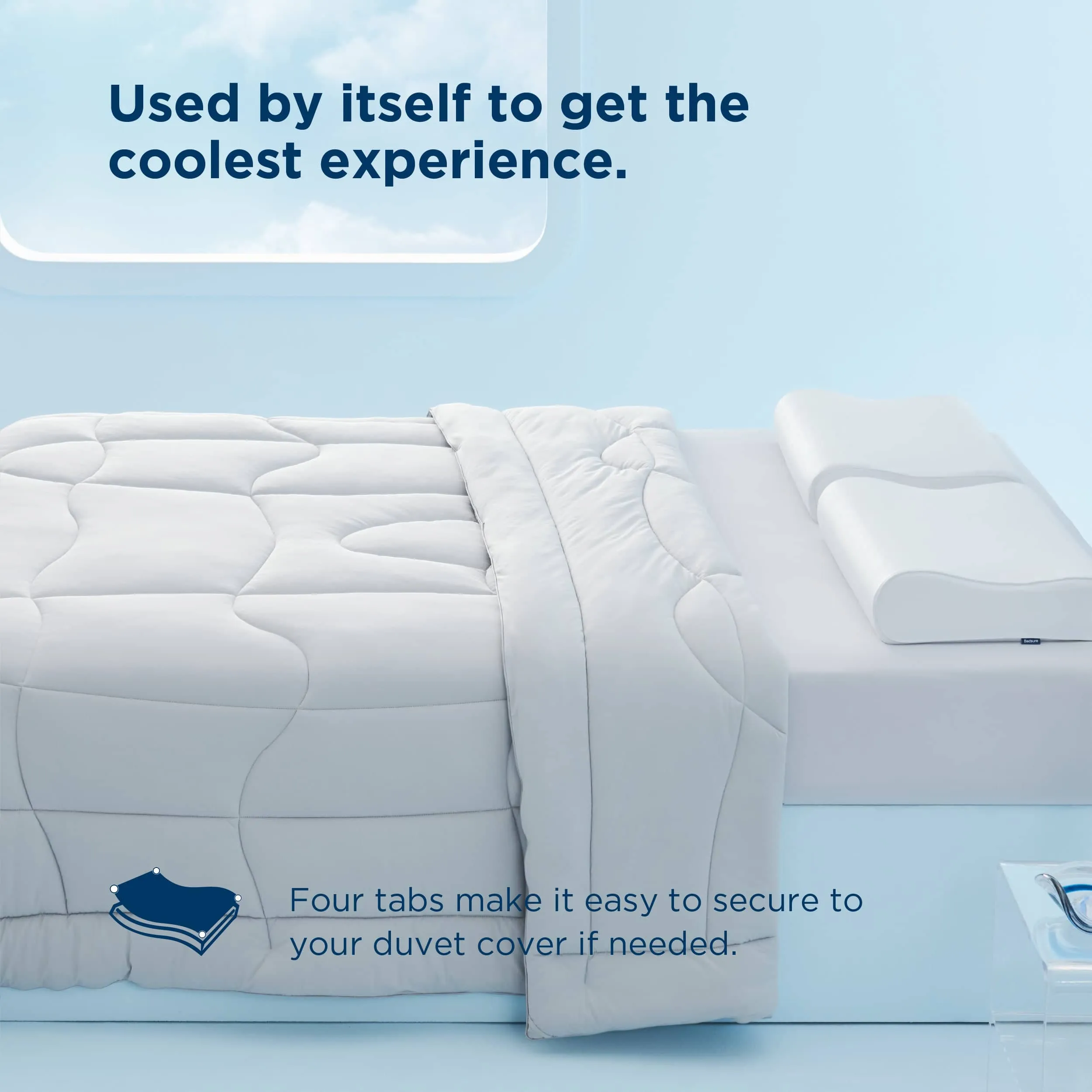 Cooling Comforter for Hot Sleepers with Q-Max of Over 0.4 - Bedsure Breescape