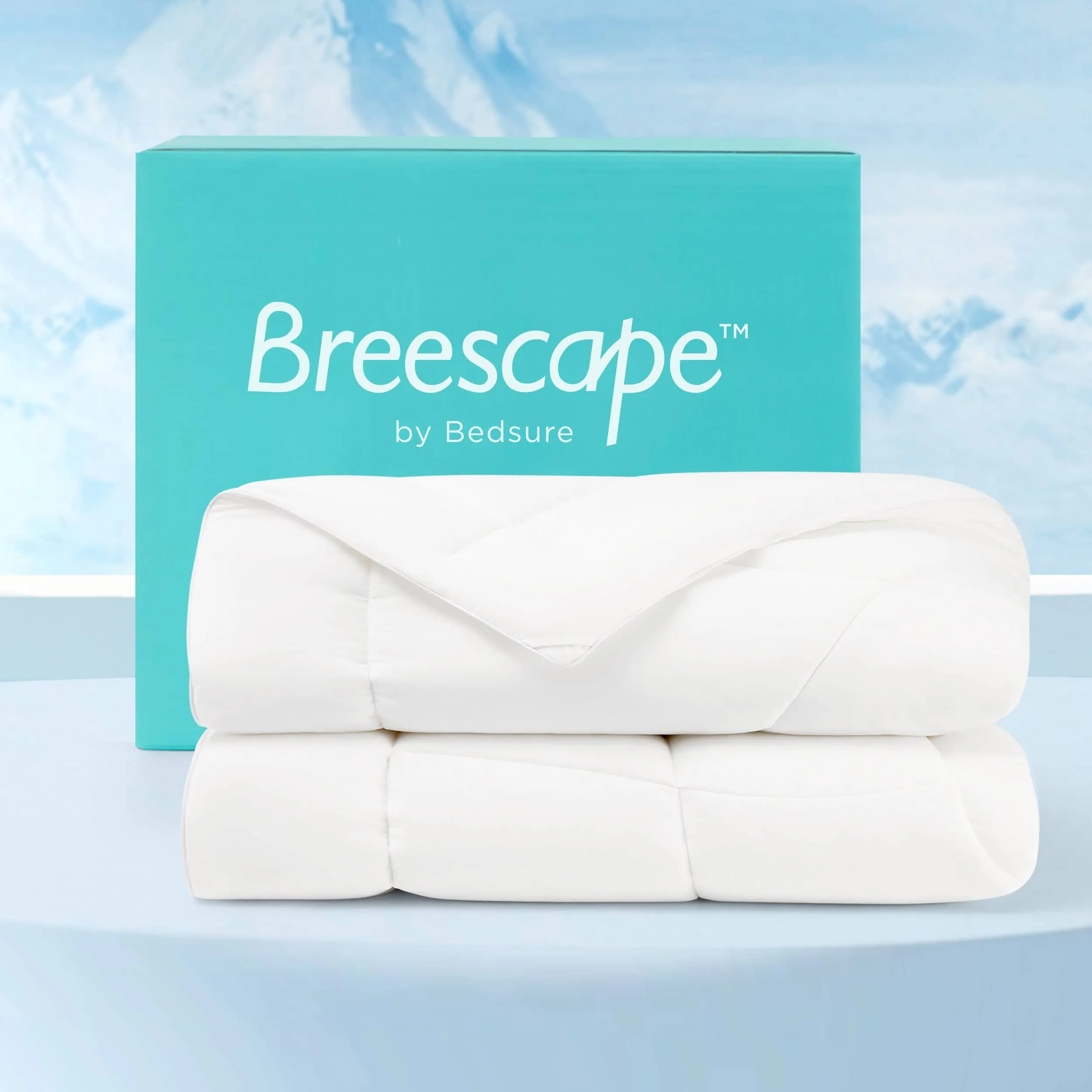 Cooling Comforter for Hot Sleepers with Q-Max of Over 0.4 - Bedsure Breescape