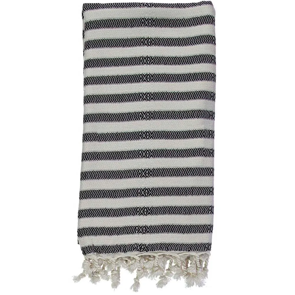 Black - Bamboo & Cotton Turkish Towel