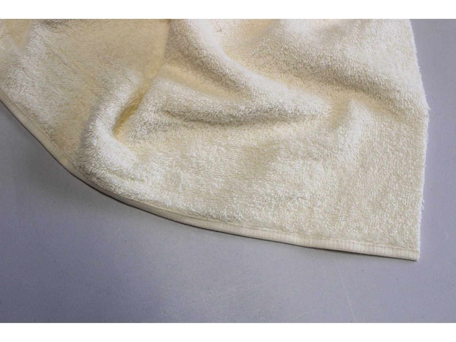 CREAM - Pure Cotton Thick LUXURY TOWELLING Fabric - 400 gsm - By Truly Sumptuous