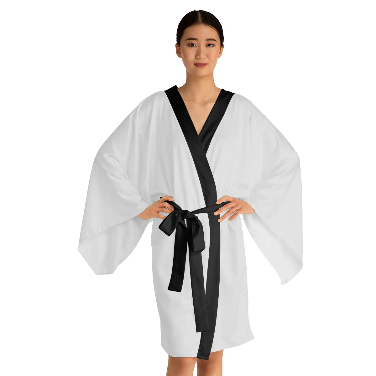 Crowgodshi Kimono Robe, ORANGE