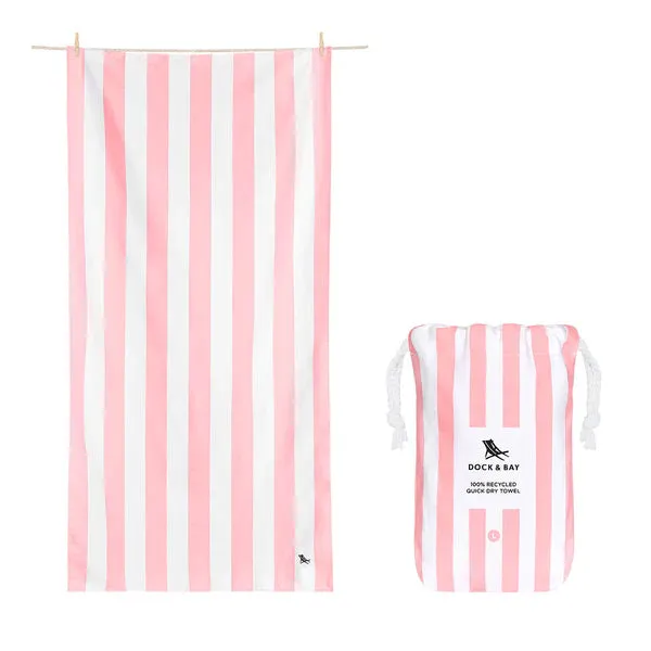 Dock & Bay Quick Dry Beach Towels - Malibu Pink