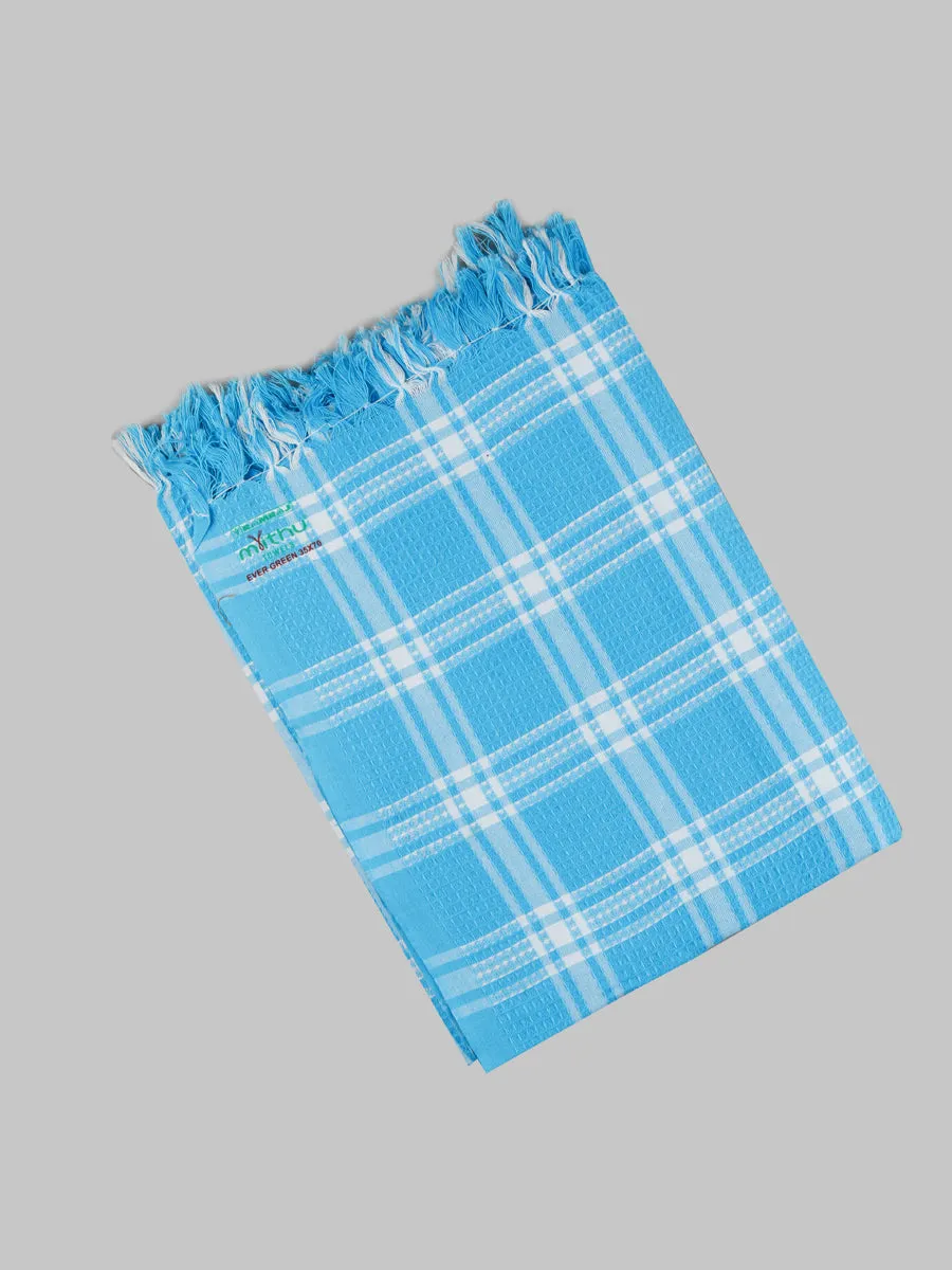 Evergreen Special Checked Bath Towel Colour (Pack of 2)