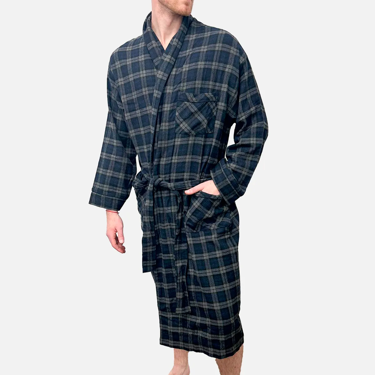 Flannel Shawl Robe