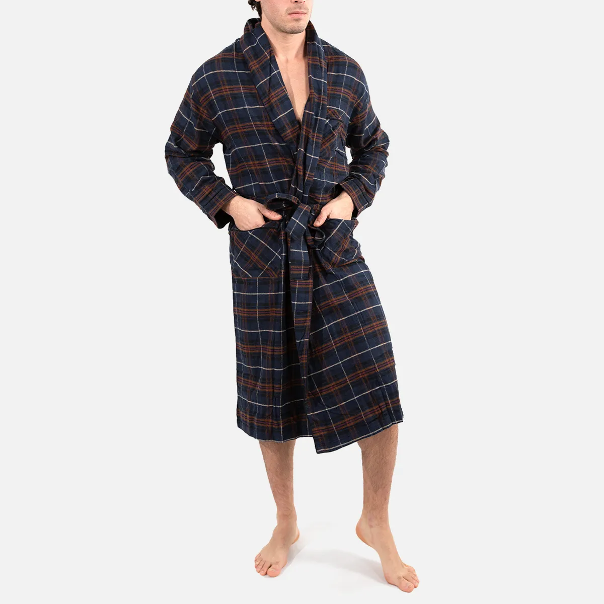 Flannel Shawl Robe