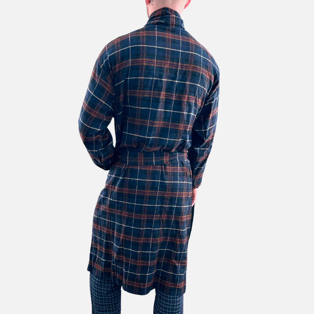 Flannel Shawl Robe