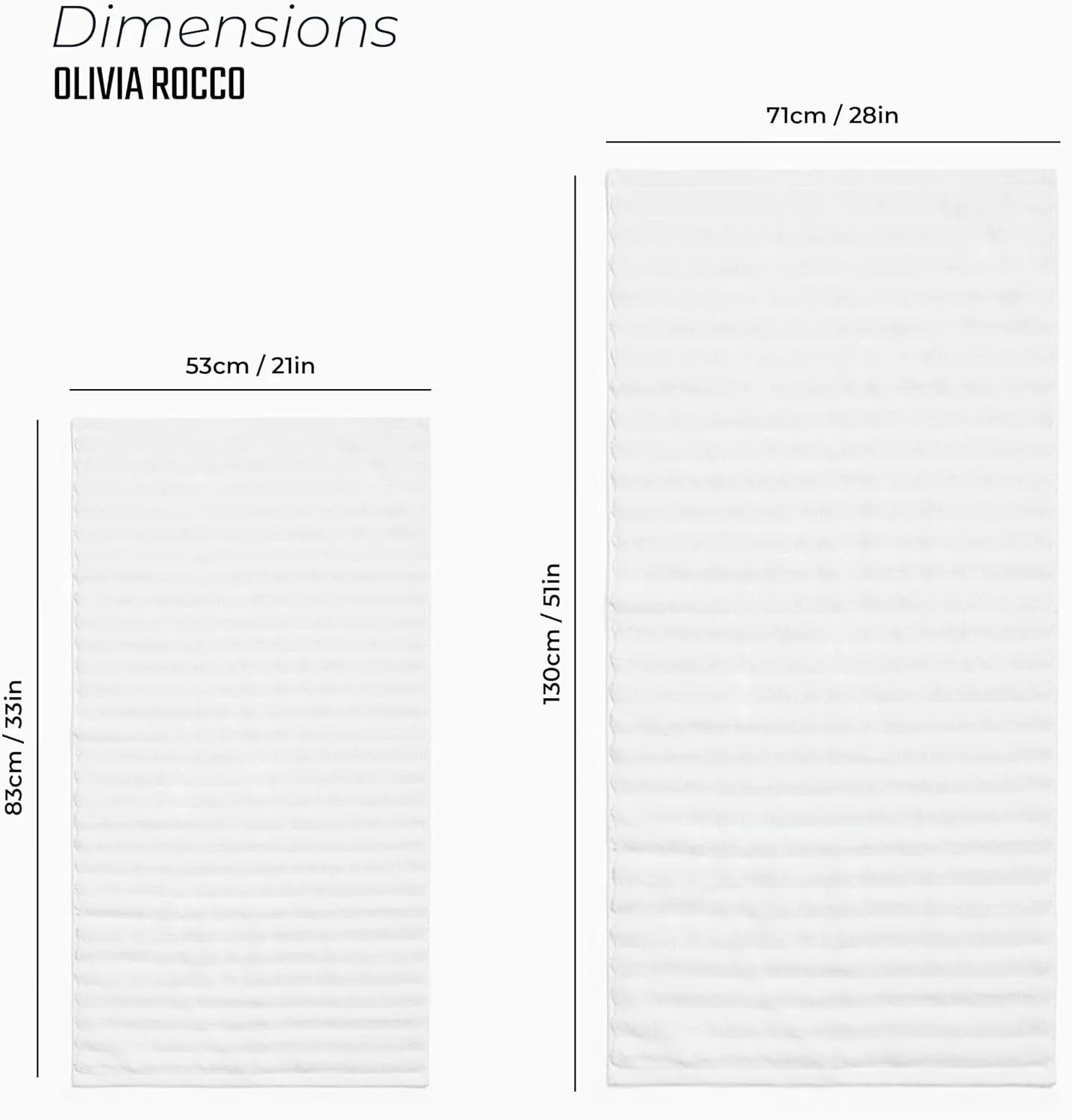 Hydro Cotton Ribbed Towels Highly Absorbent Luxurious Soft Lightweight Quick Dry, Jumbo Bath Sheet Packs & Towel Bale Sets Available by OLIVIA ROCCO