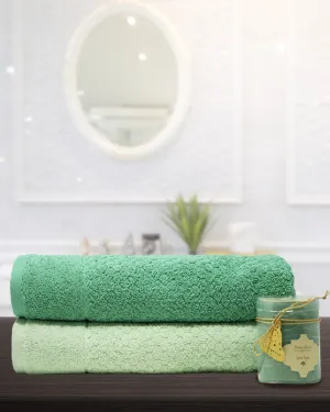 INDIGO BATH TOWELS- 2PCS- ANGIE'S INDIA