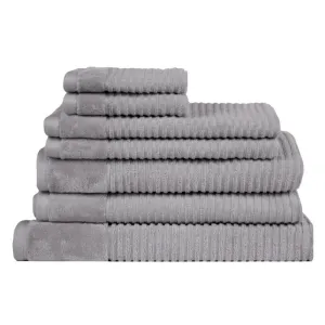 Jenny Mclean Royal Excellency 7 Piece Silver Towel Pack