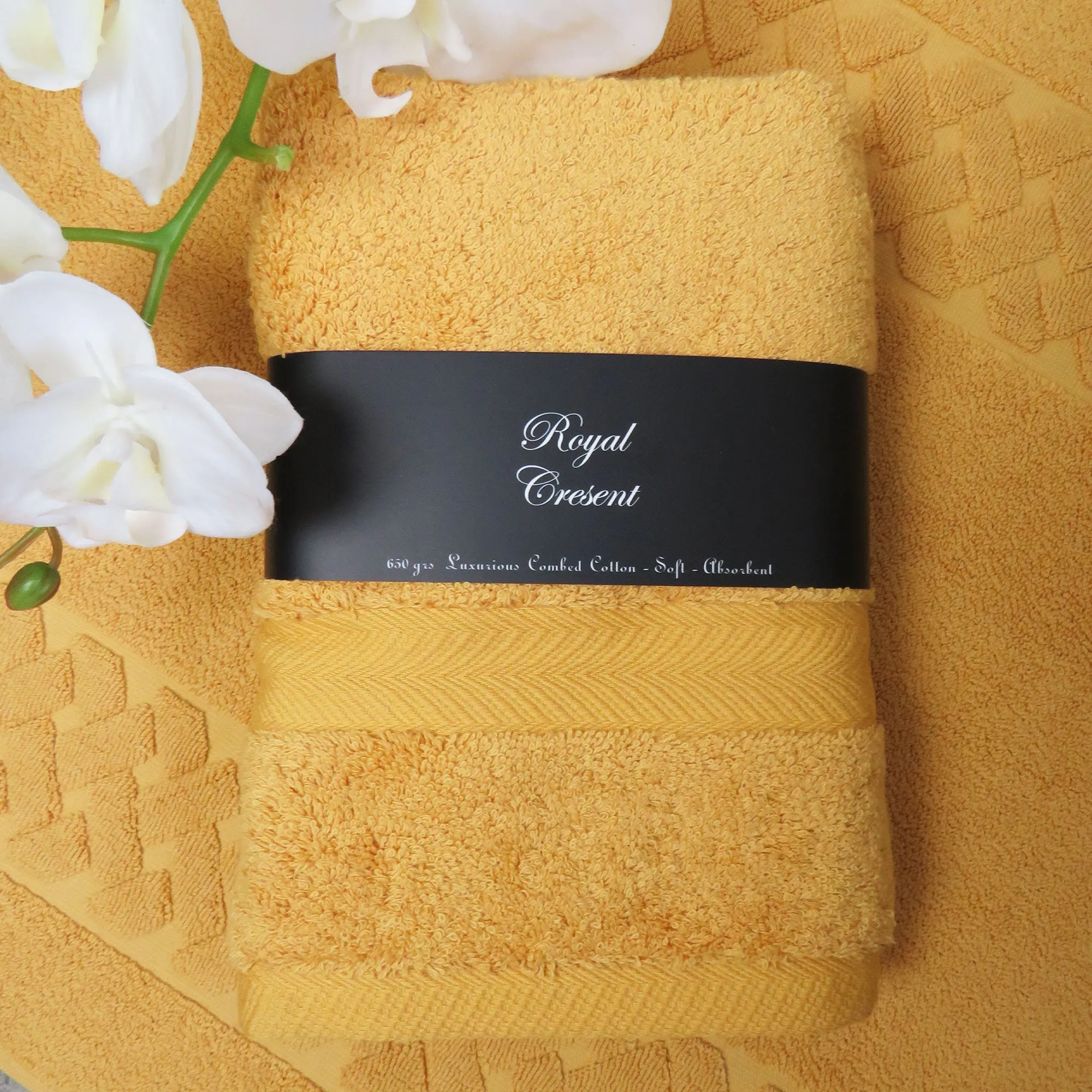 Lemon Quartz Luxury Cotton Terry Towels