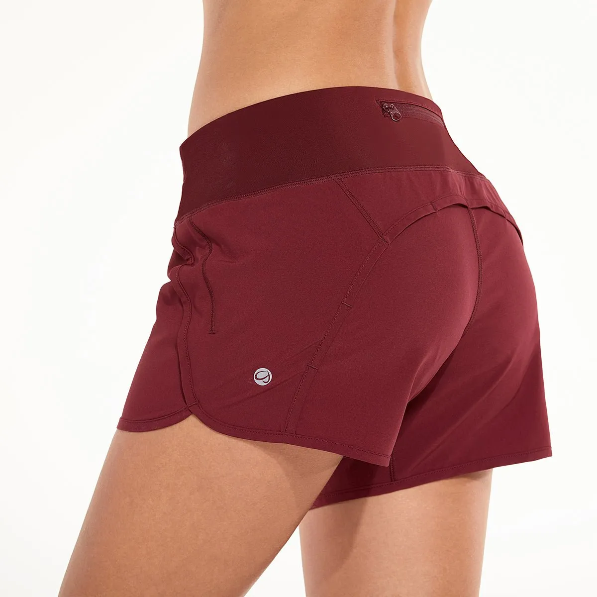 Lightweight Quick Dry Athletic Liner Wine Workout Shorts