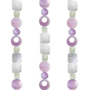 Lilac Capiz Shell Strand