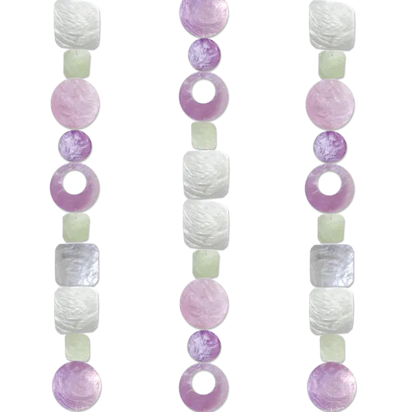 Lilac Capiz Shell Strand