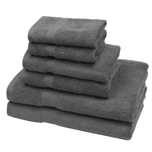 Linenova 650GSM Cotton Bath Towel 6 Piece Pack