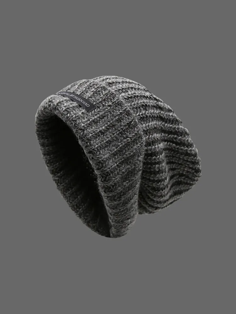 Loose Thick Knit Warm Beanie