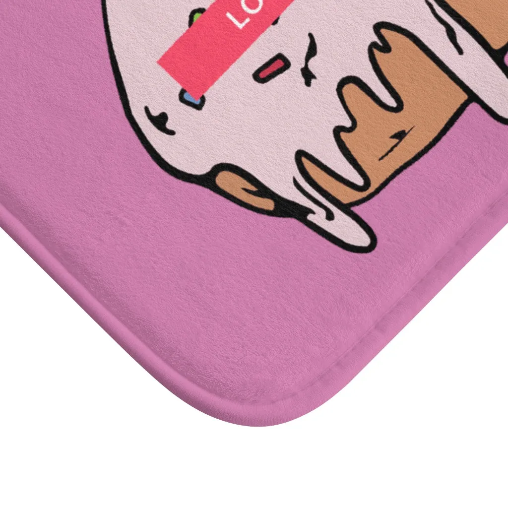 Love Life Donuts Bath Mat