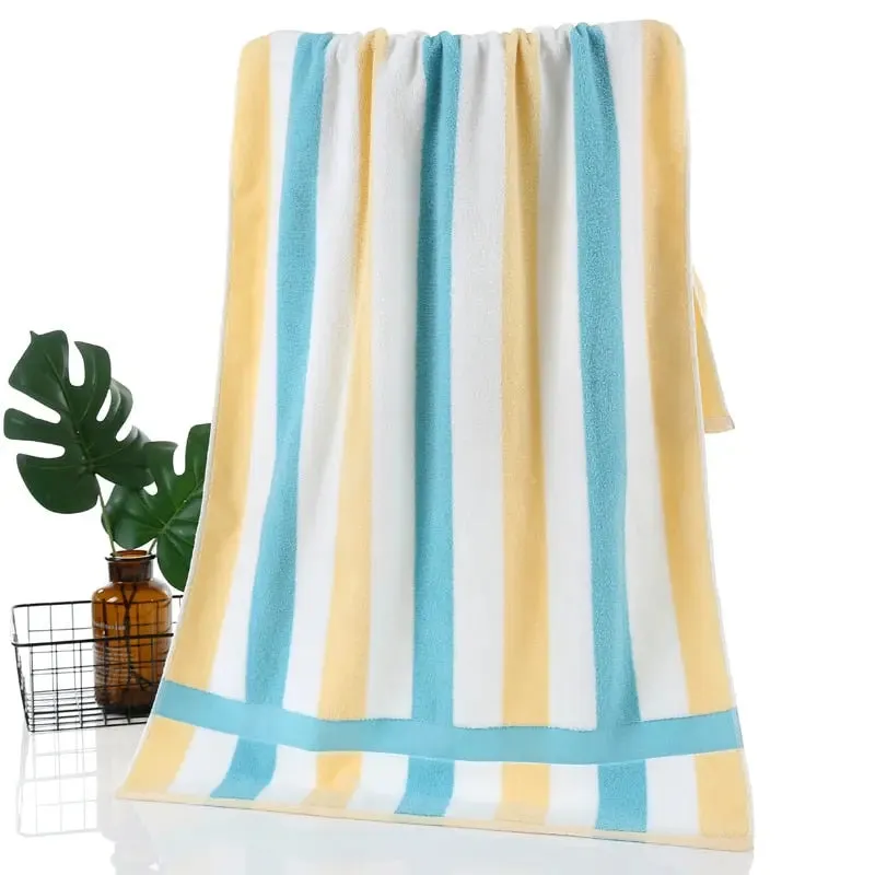 Luxury Hotel Spa Bath Towel - Turkish Cotton Beach Towel Set, Ultra Absorbent, Eco-Friendly, and Natural