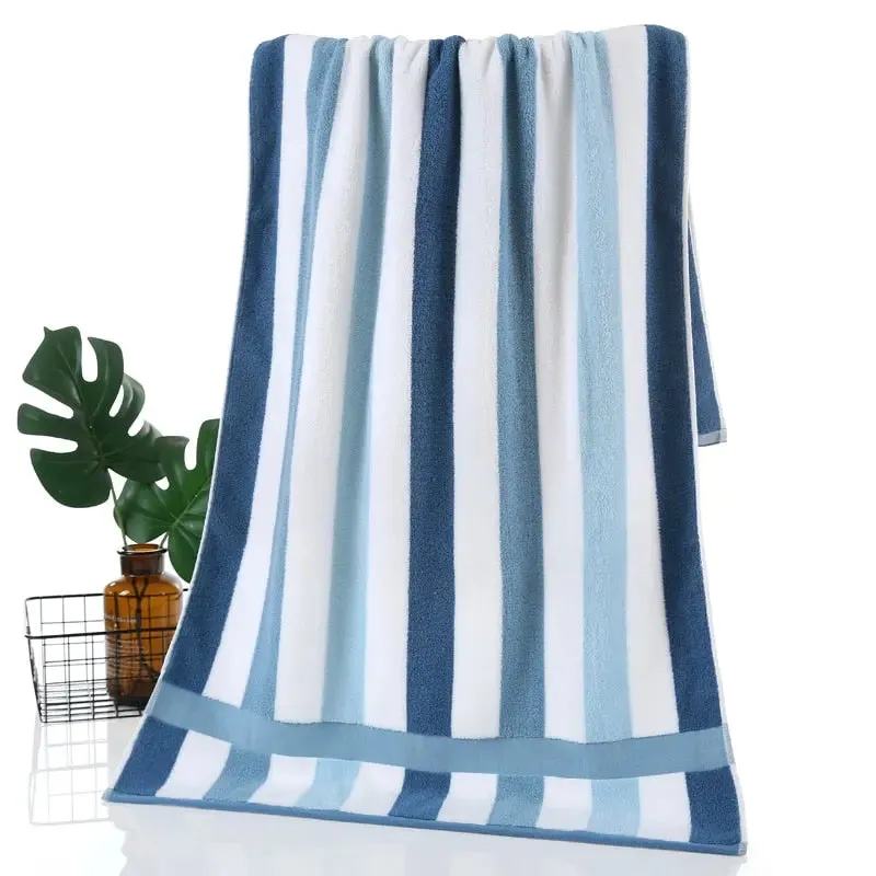 Luxury Hotel Spa Bath Towel - Turkish Cotton Beach Towel Set, Ultra Absorbent, Eco-Friendly, and Natural