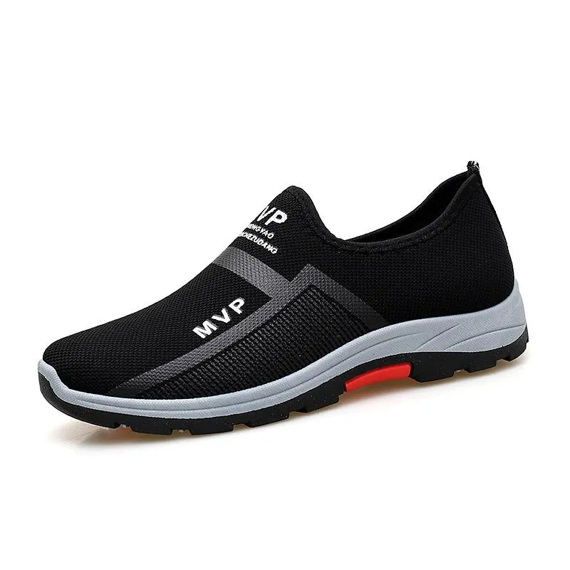 Men Mesh Breathable Lightweight Casual Walking Shoes