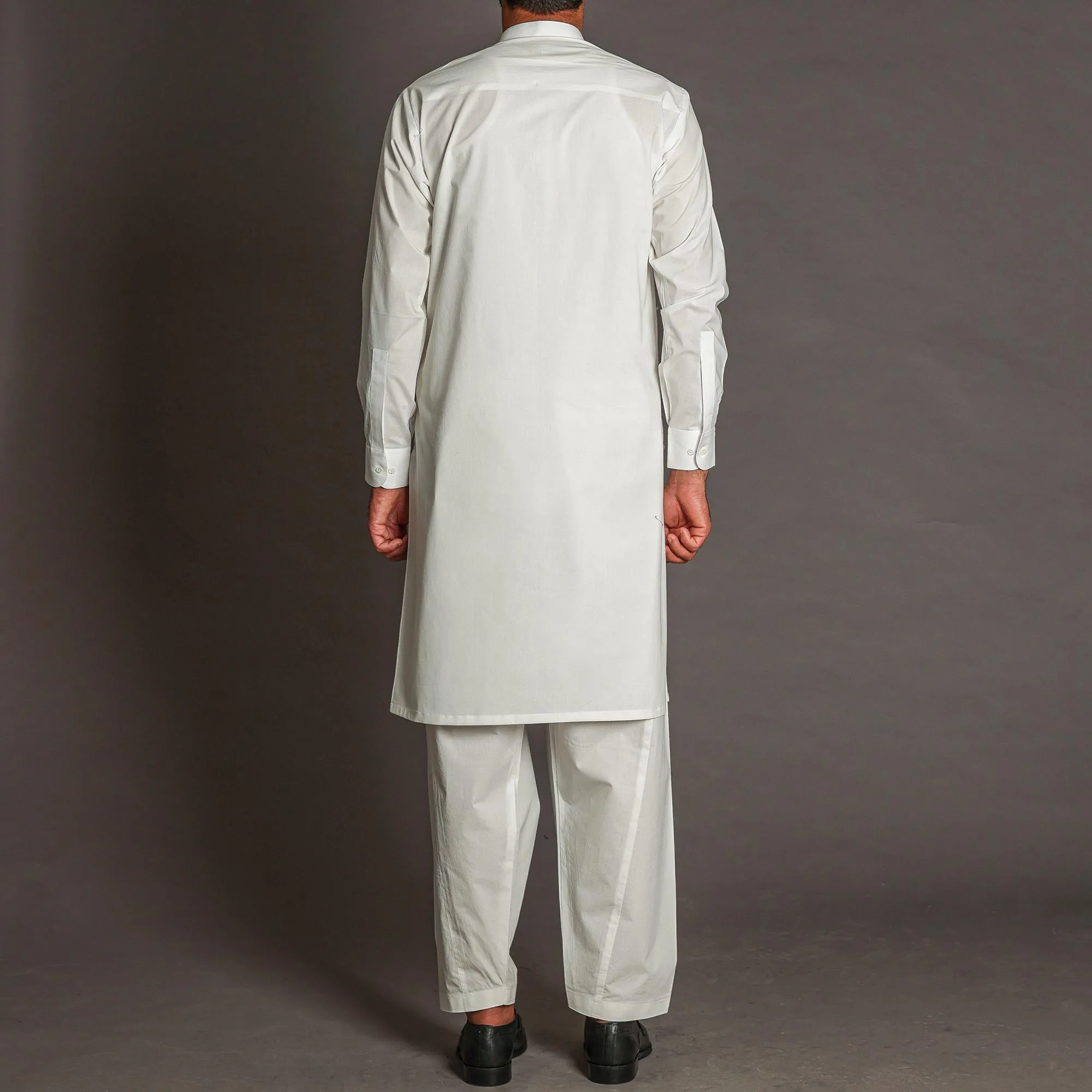 Milky White Shalwar Qameez