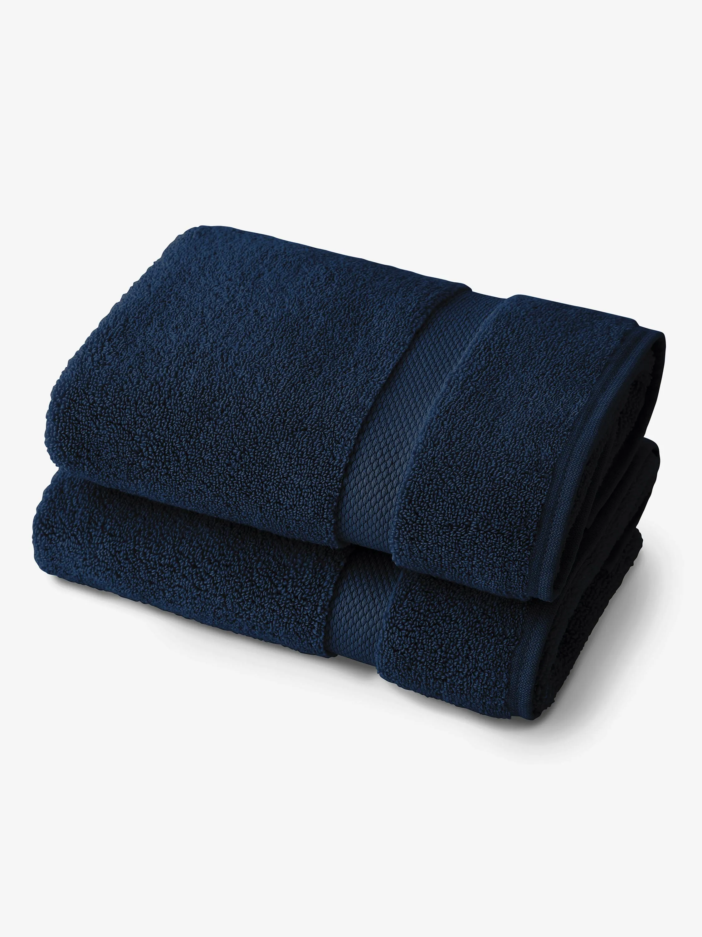 Navy Supima Cotton Bath Towels (Pair)