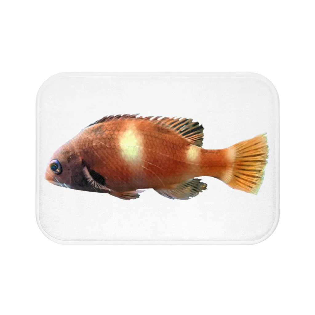 Orange Fish Bath Mat