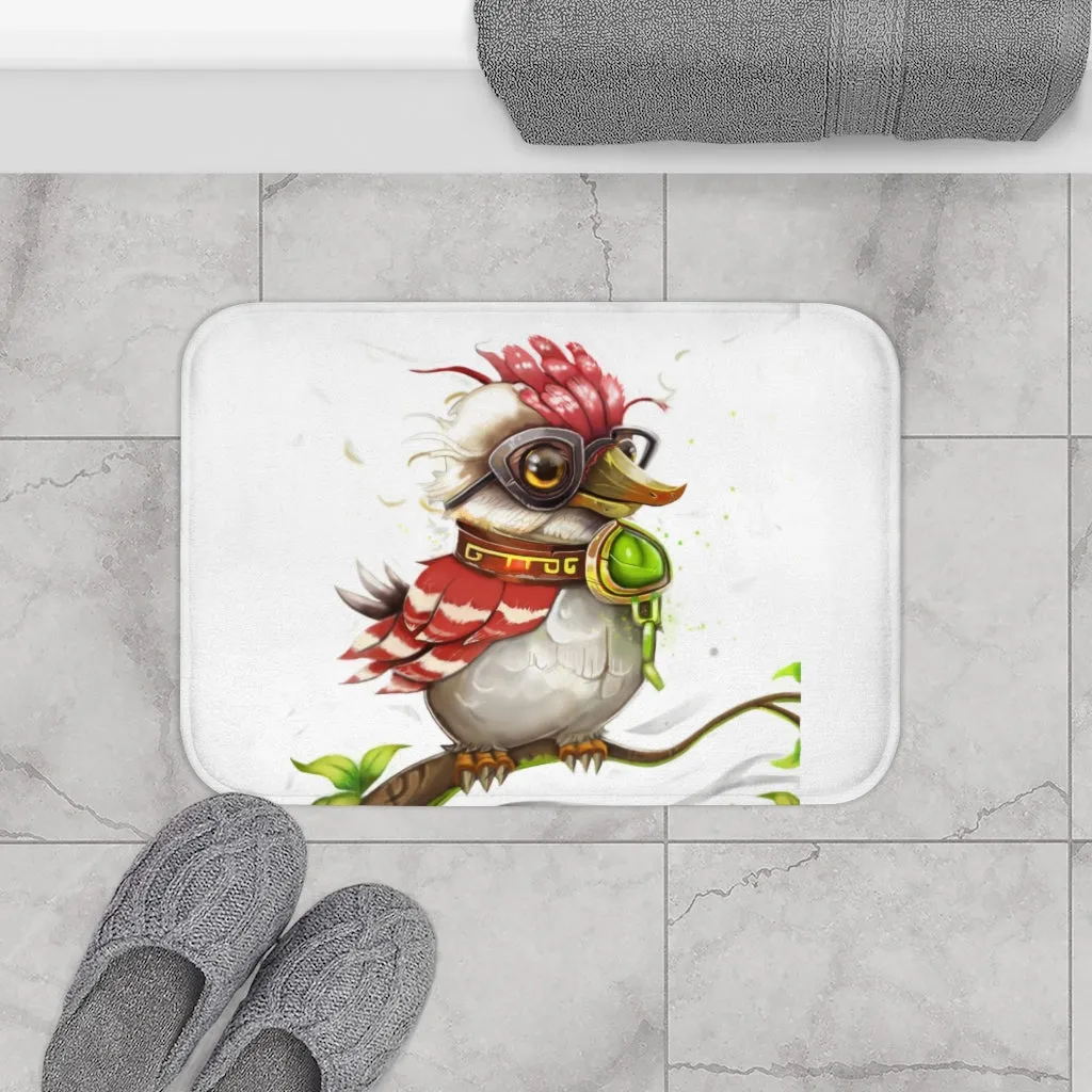 Pete the Sweet Little Bird Bath Mat