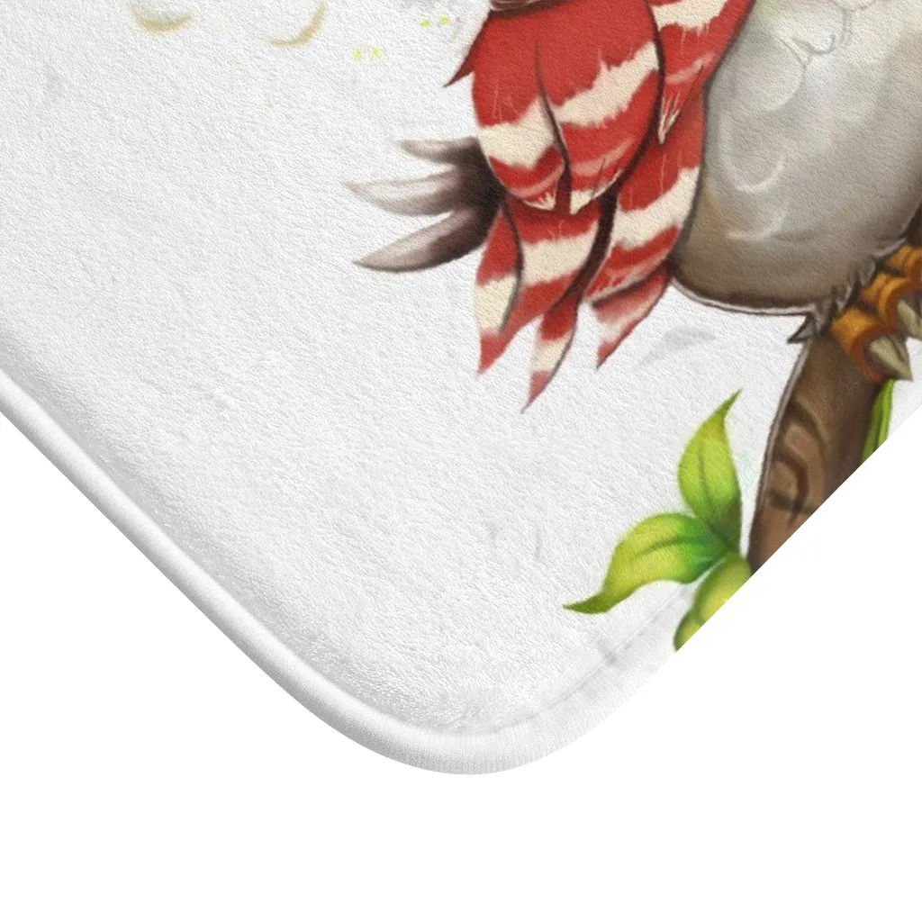 Pete the Sweet Little Bird Bath Mat