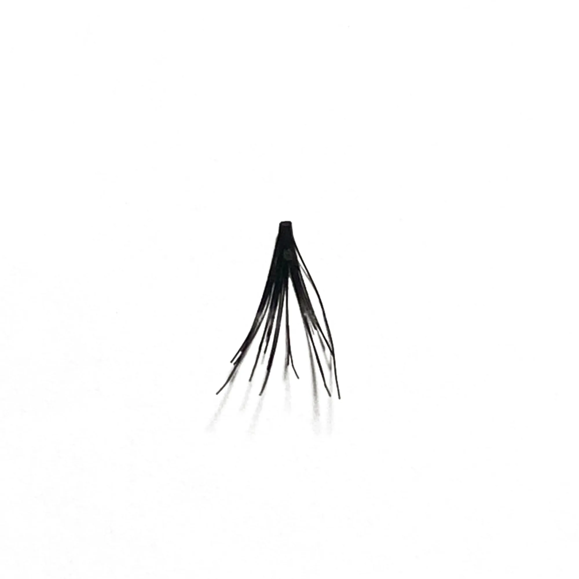 Professional Individual Super Ultra Thick Lashes, 10 Ply Flare Black, Knot Free & Short For Extreme Volume (BF1007-Short)