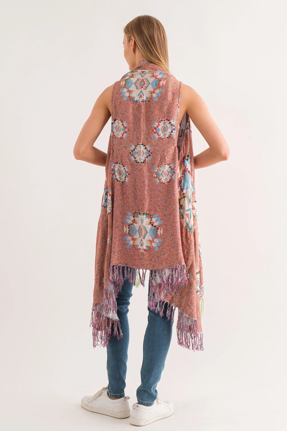 RAJ AMBER THICK STITCH VEST