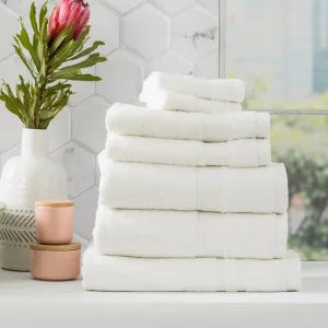 Renee Taylor Stella 7 Piece White Towel Pack