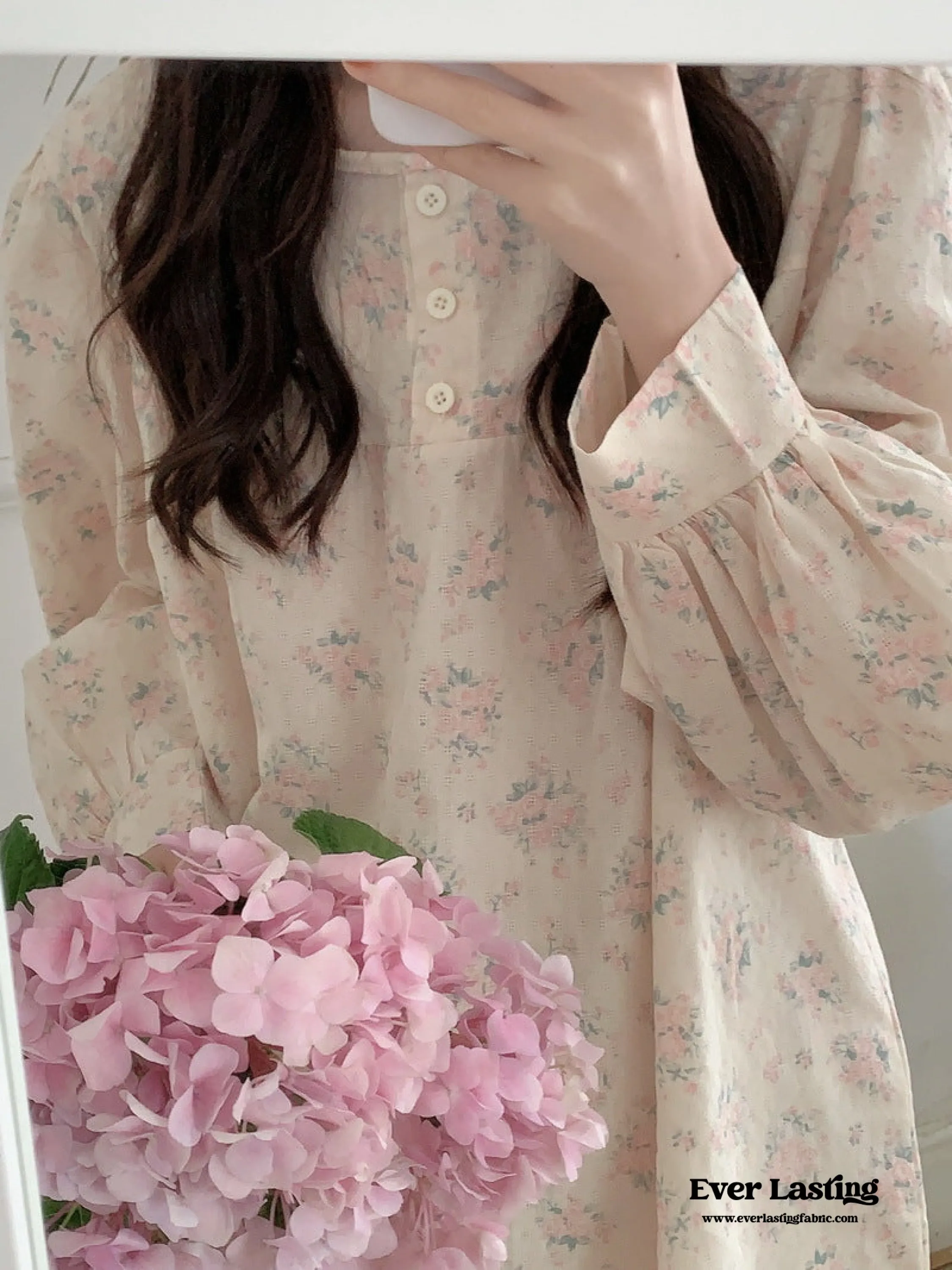 Soft Floral Pink Pajama Pants Set