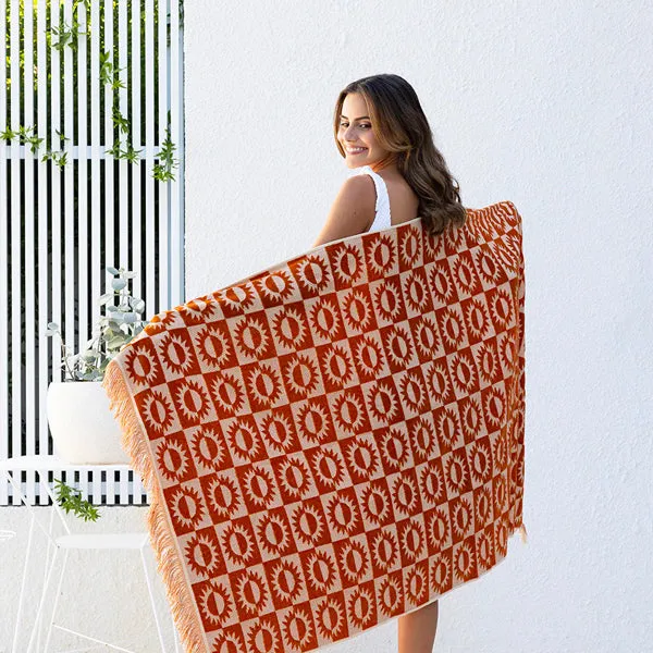 Sola Beach Towel - Spice (90 x 170cm)