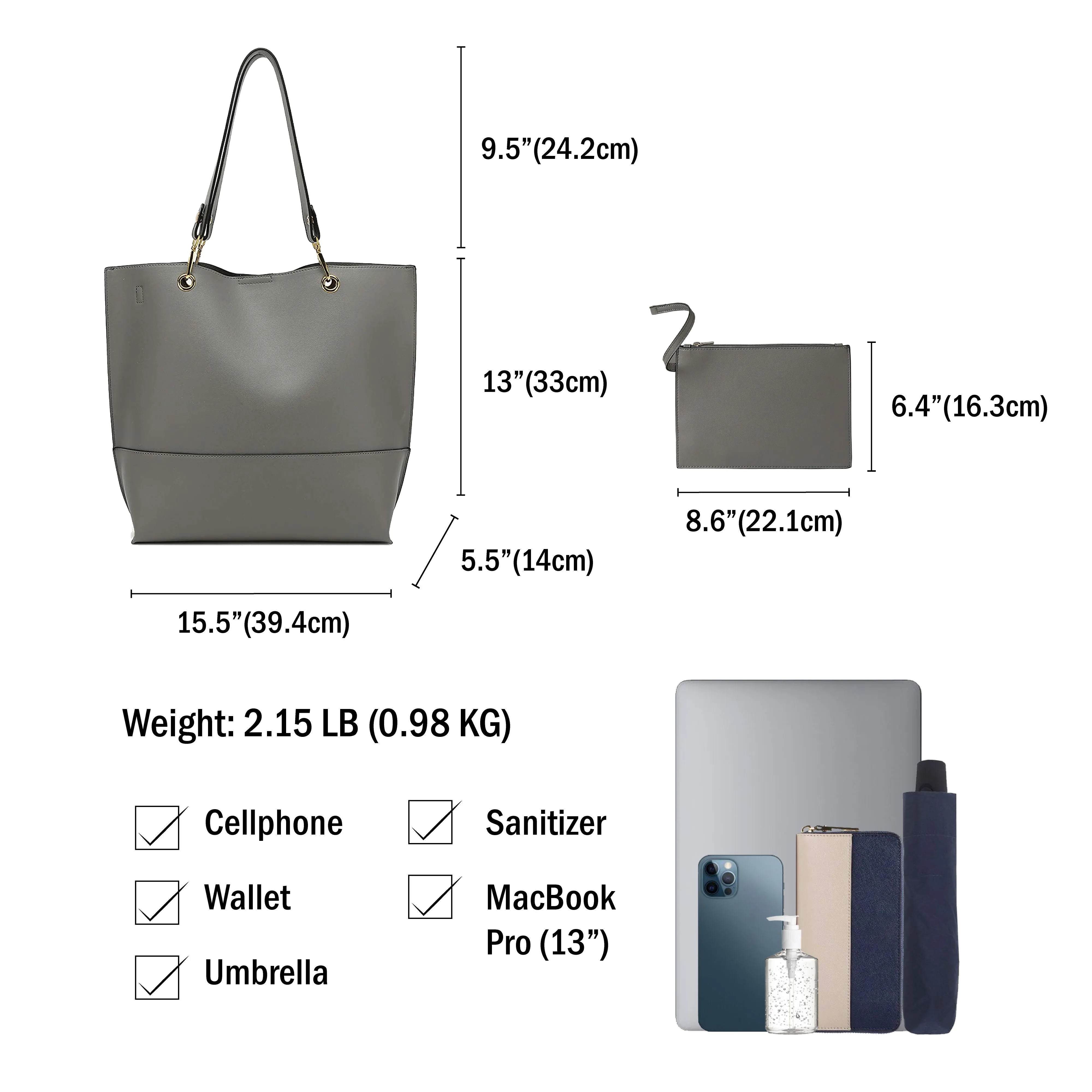 Stylish Work Tote H2082