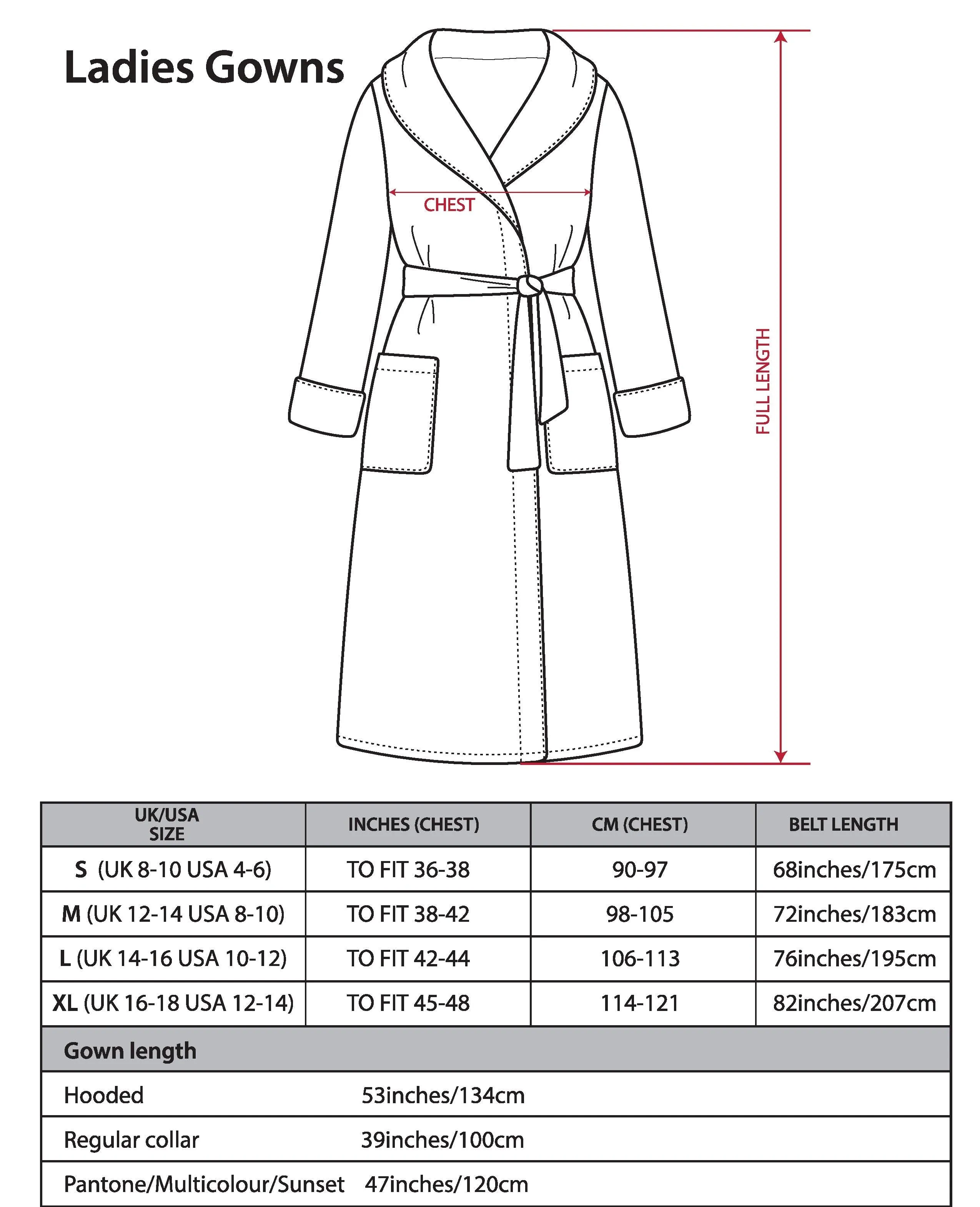 Women's Robe - Pantone